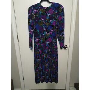 Vintage 80's Expo Floral Dress
